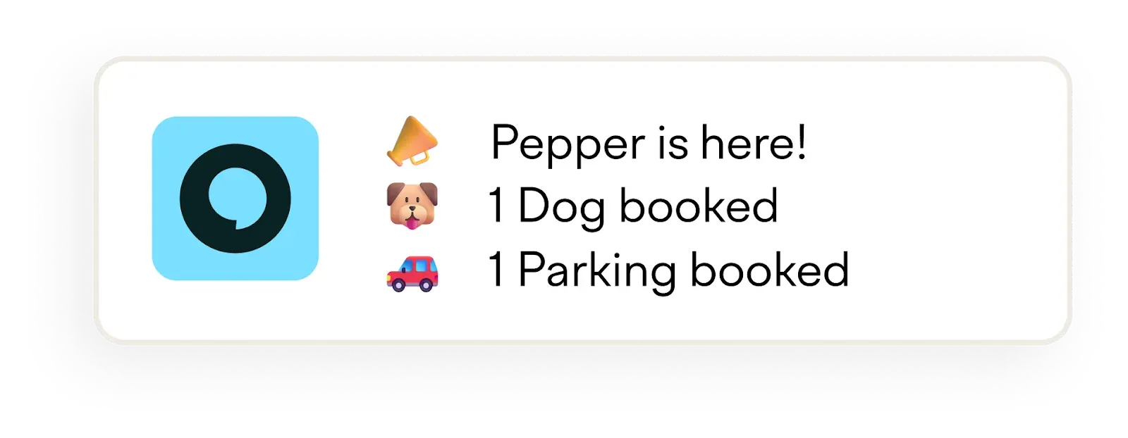 A screenshot from Officely’s booking screen